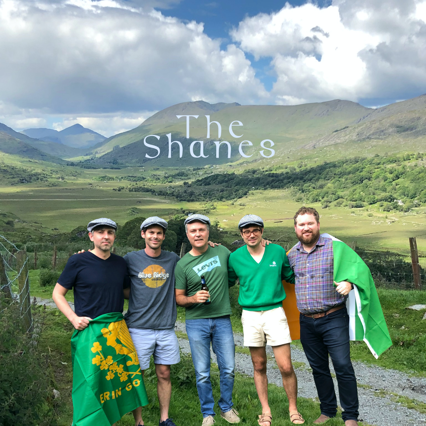Artwork for The Shanes debut album of original Irish music